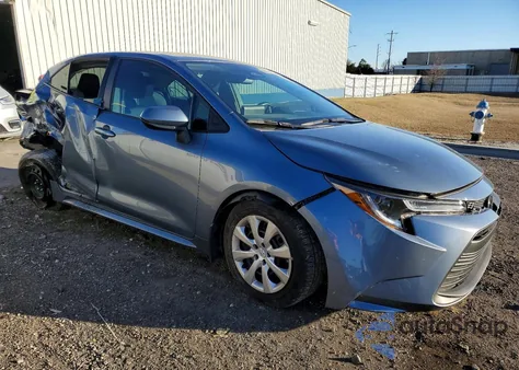 2025 Toyota Corolla Le from USA, damaged, VIN 5YFB4MDE8SP237788